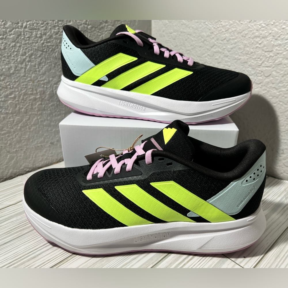 Adidas Duramo SL2 sneakers athletic shoe JS2781 Kids Size 7Y‎ black pink running